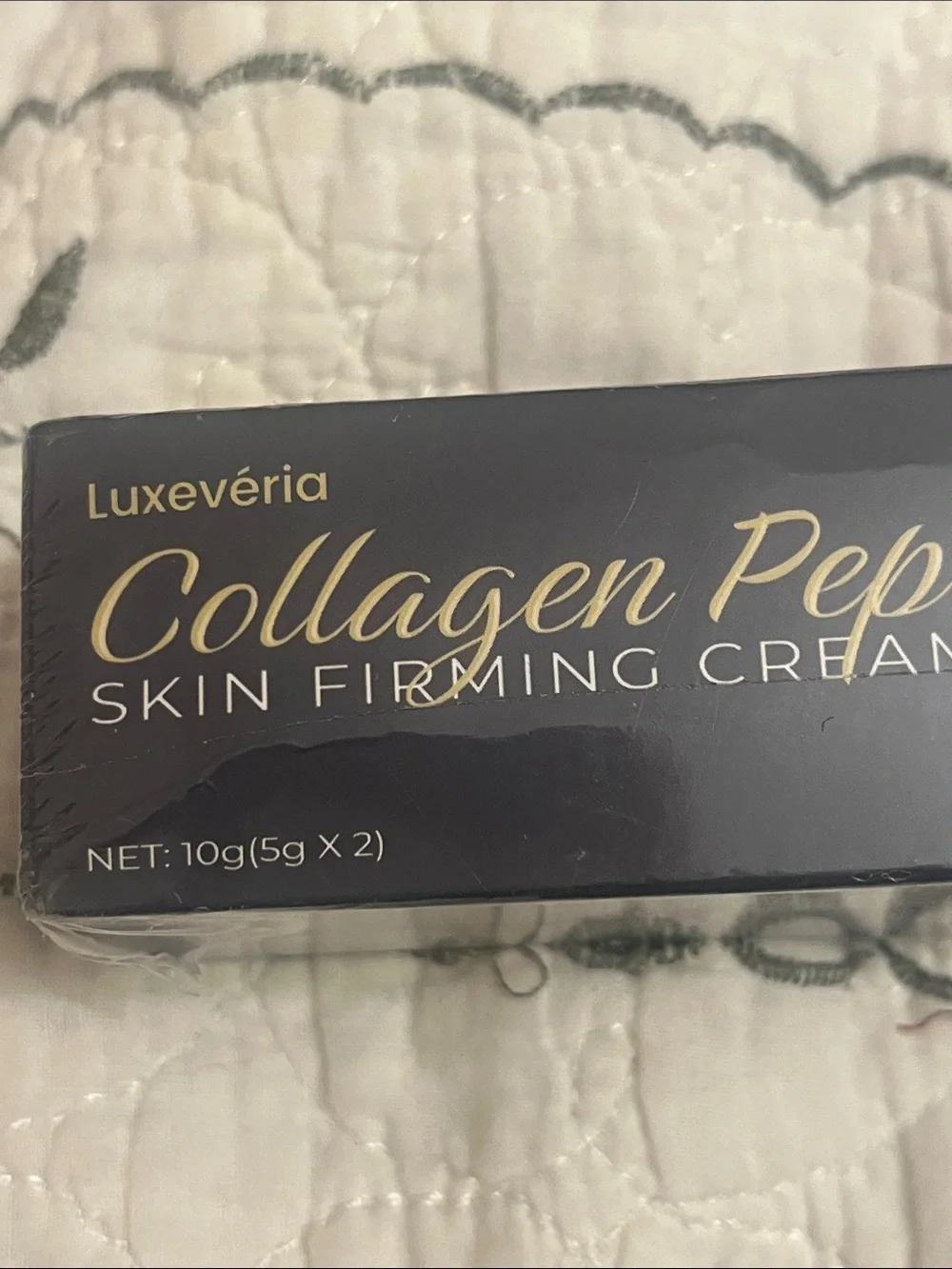 Collagen Peptide Skin Firming Cream - Black & Gold